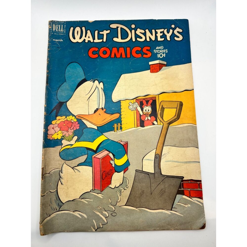 VTG Walt‎ Disney Comics & Stories Dell Comic #138 1952 Donald Duck Scrooge FAIR